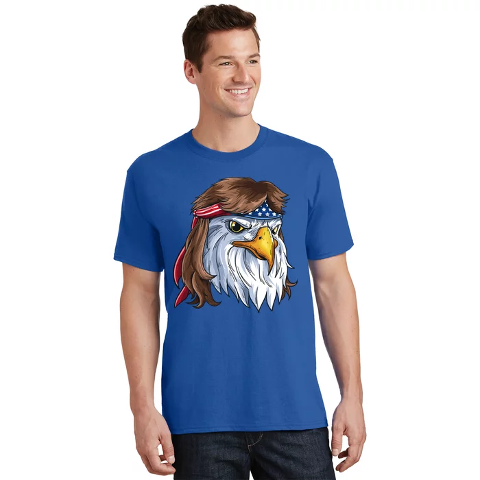 Eagle Mullet 4th Of July Merica American Flag Funny Gift T-Shirt