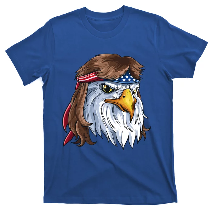 Eagle Mullet 4th Of July Merica American Flag Funny Gift T-Shirt