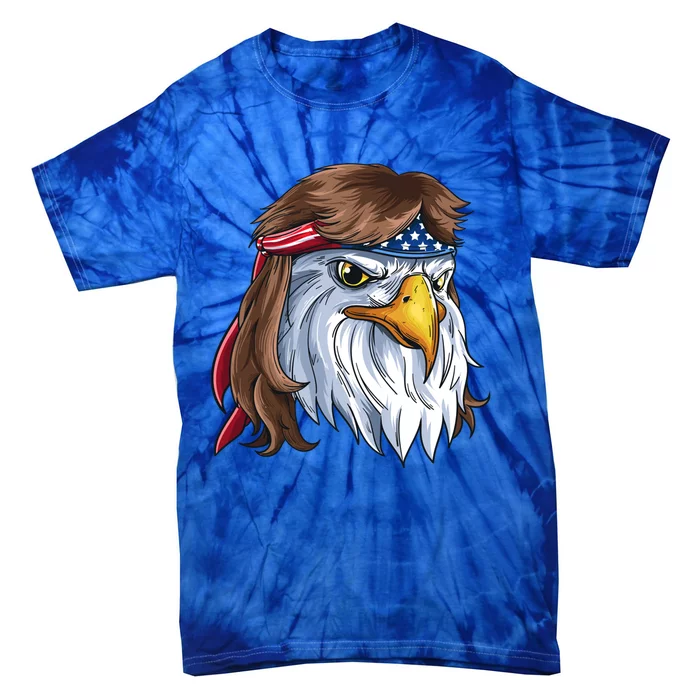 Eagle Mullet 4th Of July Merica American Flag Funny Gift Tie-Dye T-Shirt