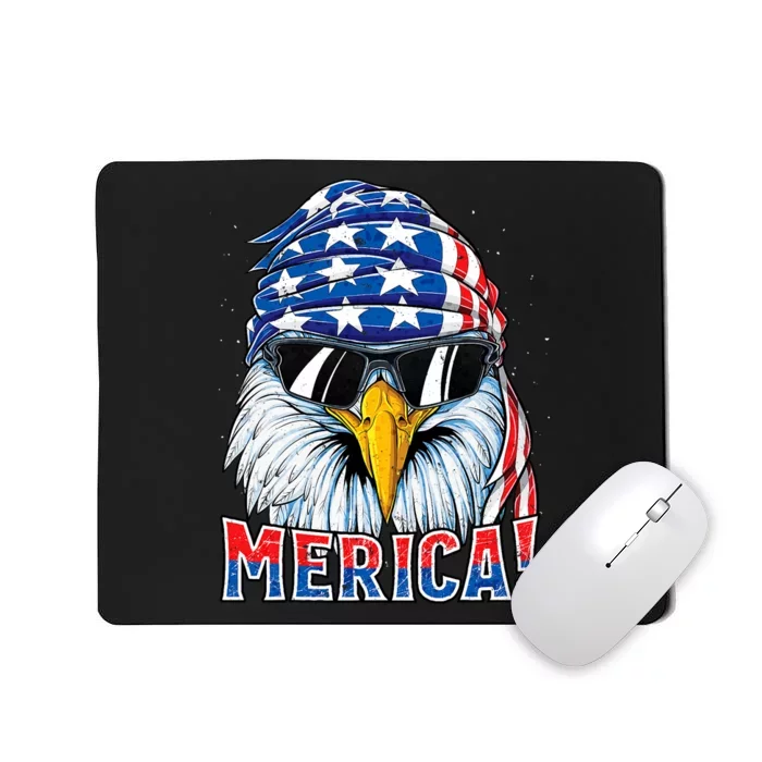 Eagle Merica 4th Of July Merica American Mousepad