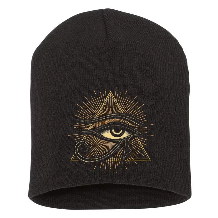 Egyptian Mythology Ancient Egypt Deity Eye Of Horus Short Acrylic Beanie