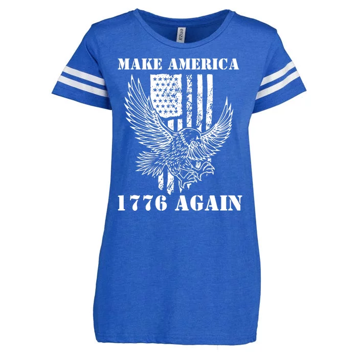 Eagle Make America 1776 Again Enza Ladies Jersey Football T-Shirt