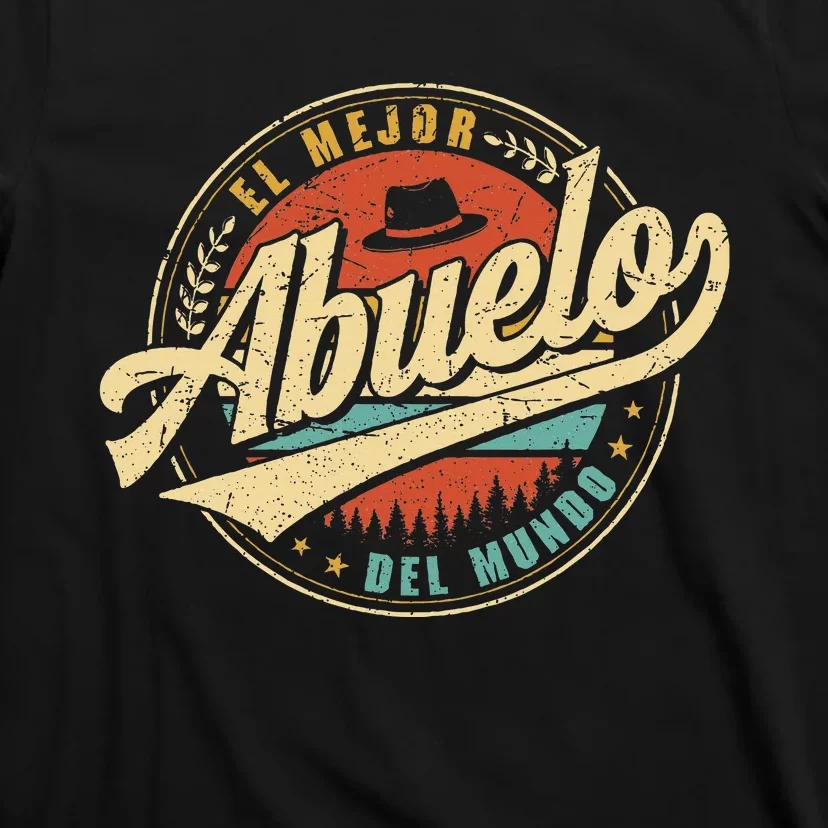 El Mejor Abuelo Del Mundo Retro T-Shirt