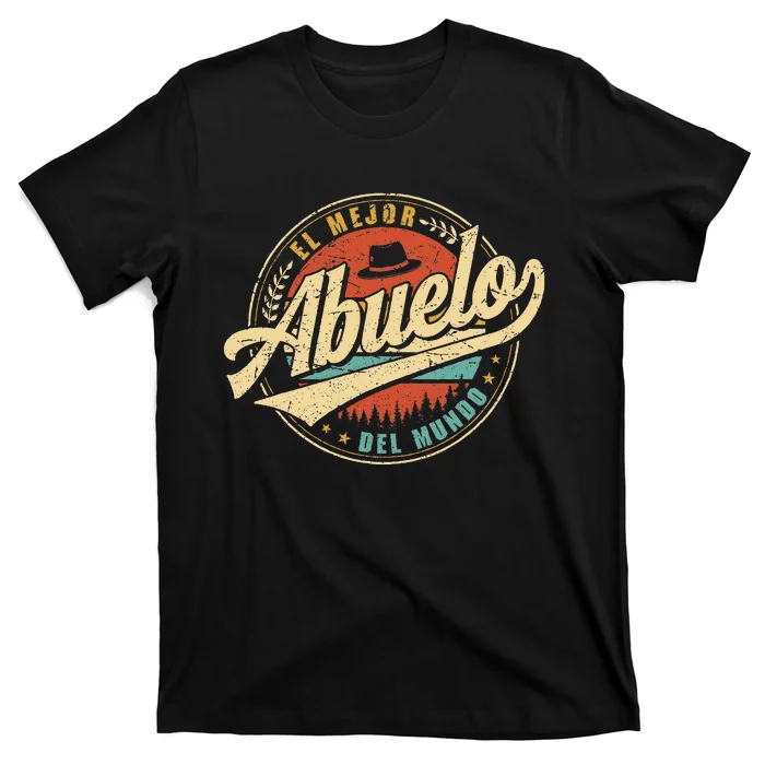 El Mejor Abuelo Del Mundo Retro T-Shirt