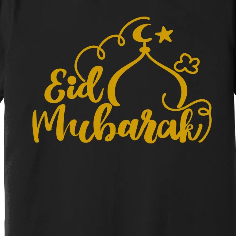 Eid Mubarak Arabic Holiday Premium T-Shirt