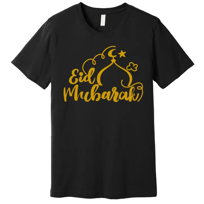 Eid Mubarak Arabic Holiday Premium T-Shirt