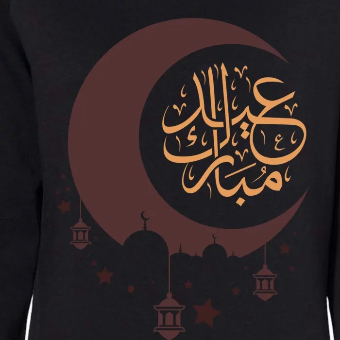 Eid Mubarakgifteid Al Fitr Islamic Holidays Design Meaningful Gift Womens California Wash Sweatshirt