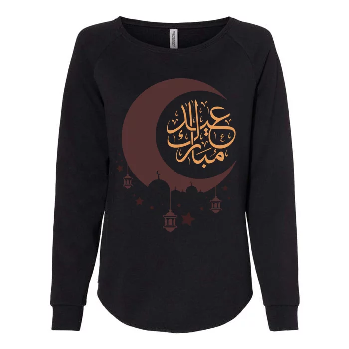 Eid Mubarakgifteid Al Fitr Islamic Holidays Design Meaningful Gift Womens California Wash Sweatshirt