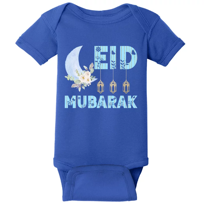 Eid Muslim Arab Clothing Cute Gift Eid Mubarak Meaningful Gift Baby Bodysuit