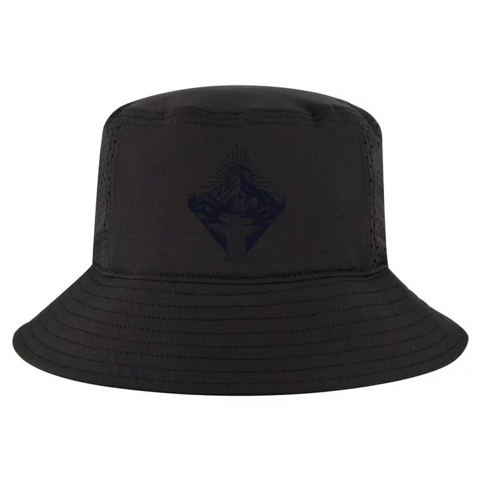 Explore More Adventure Line Art Cool Comfort Performance Bucket Hat