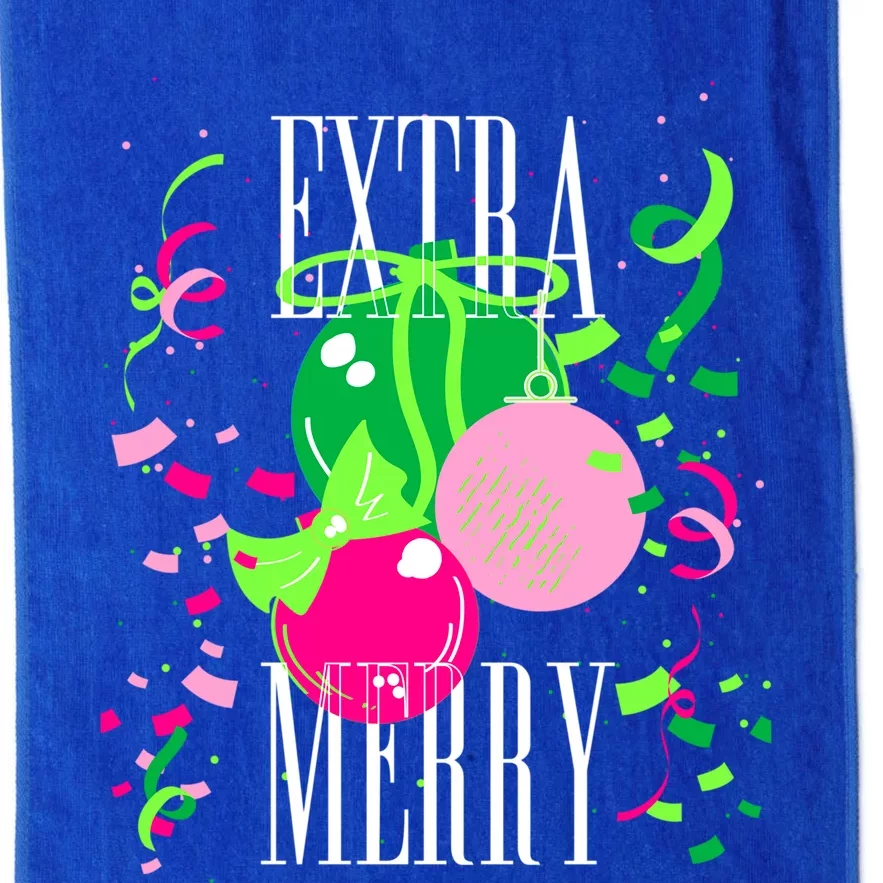 Extra Merry And Bright Southern Prep Simply Christmas Gift Platinum Collection Golf Towel