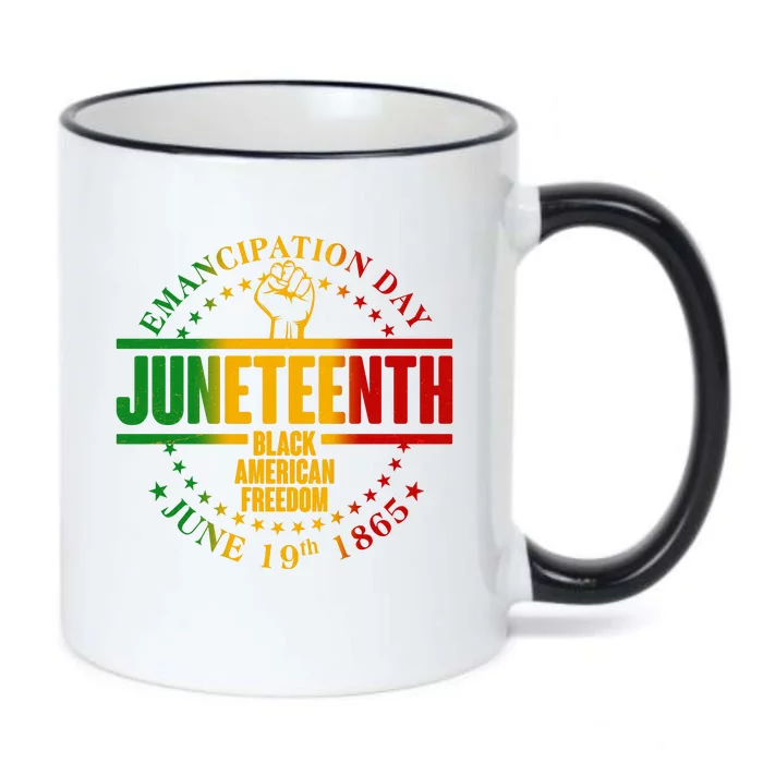 Emancipation Day Juneteenth Black American Freedom Black Color Changing Mug