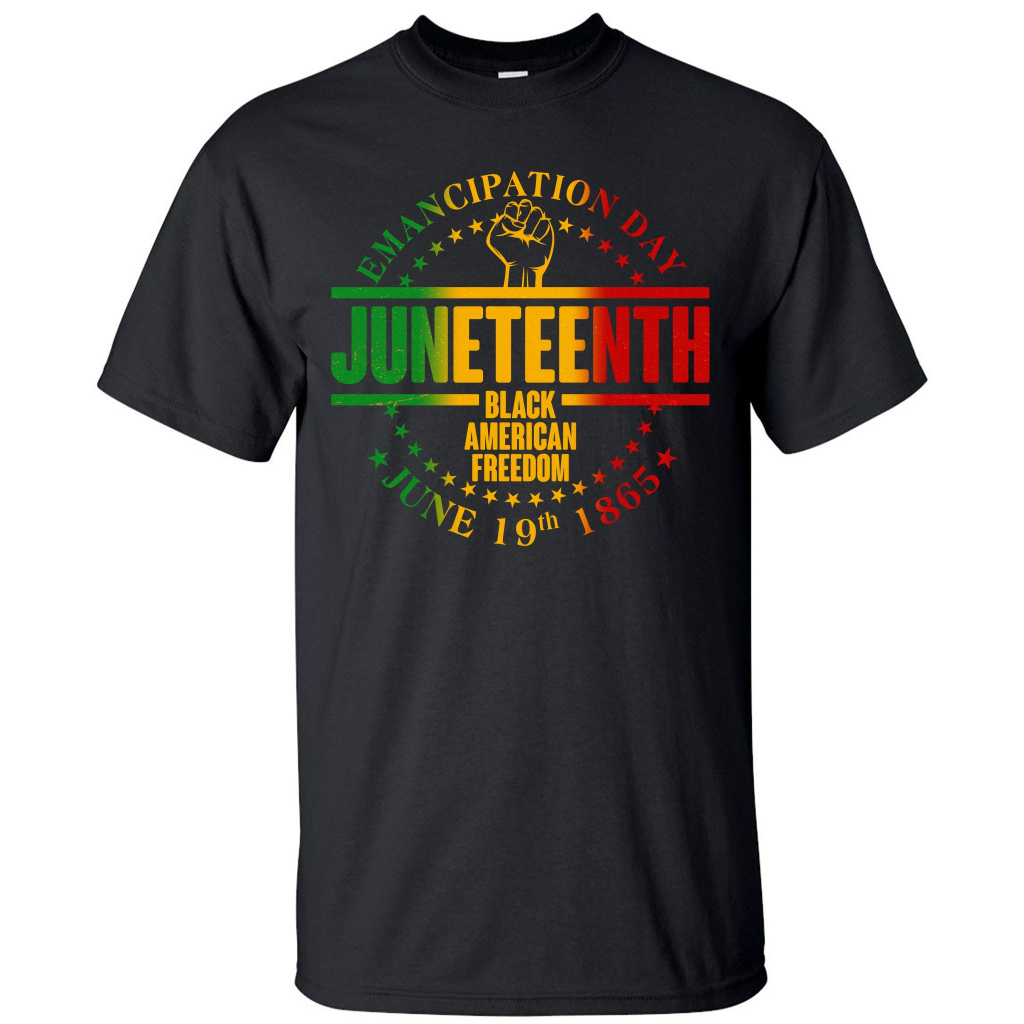 Emancipation Day Juneteenth Black American Freedom Tall T-Shirt ...