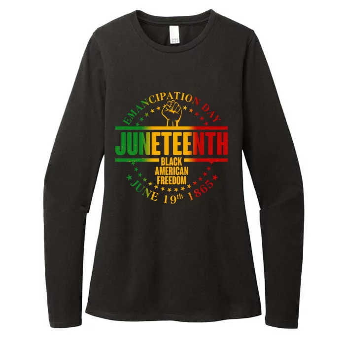 Emancipation Day Juneteenth Black American Freedom Womens CVC Long Sleeve Shirt