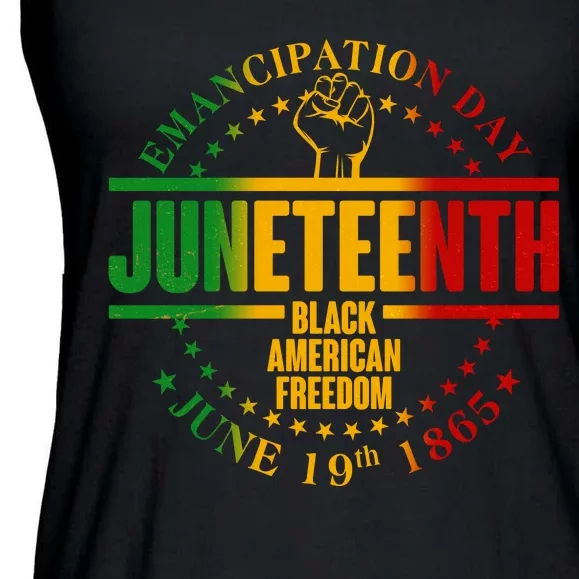 Emancipation Day Juneteenth Black American Freedom Ladies Essential Flowy Tank