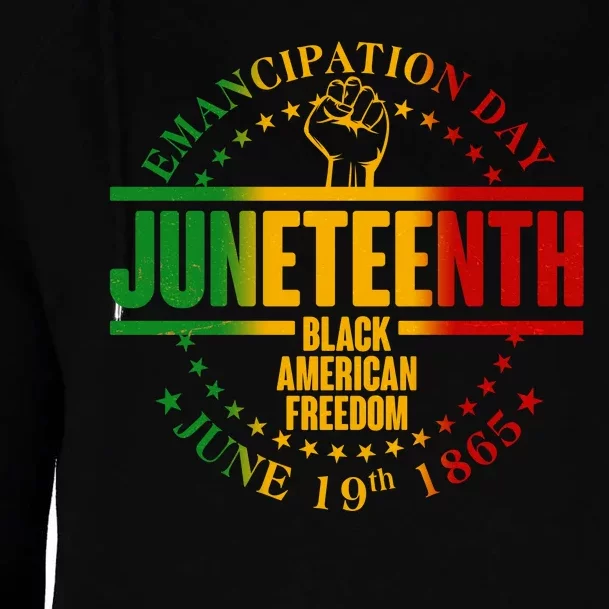 Emancipation Day Juneteenth Black American Freedom Womens Funnel Neck Pullover Hood