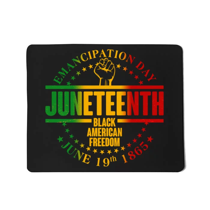 Emancipation Day Juneteenth Black American Freedom Mousepad