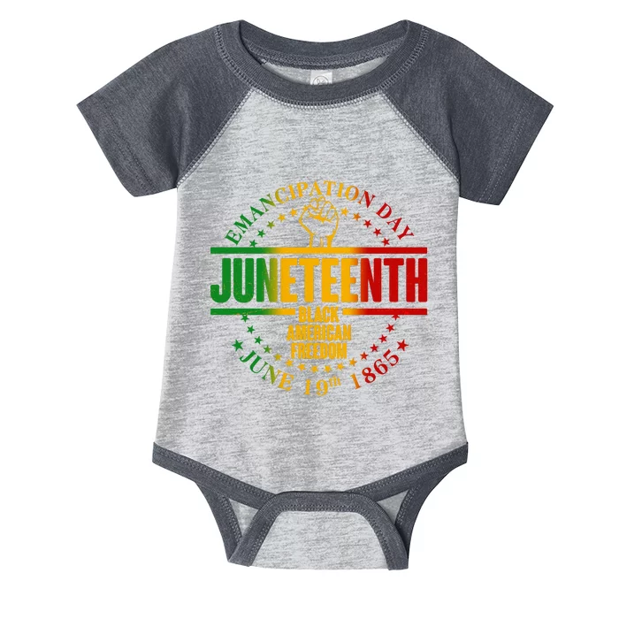 Emancipation Day Juneteenth Black American Freedom Infant Baby Jersey Bodysuit