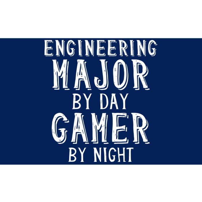 Engineering Major By Day Gamer By Night Student Engineer Bumper Sticker