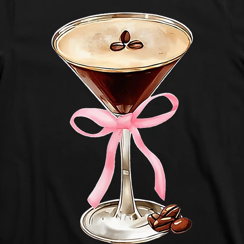 Espresso Martini Bow Graphic T-Shirt