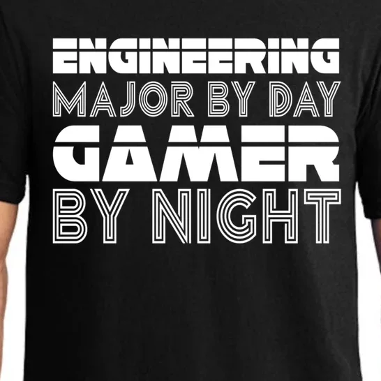 Engineering Major By Day Gamer Student Engineer Video Games Funny Gift Pajama Set