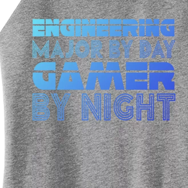 Engineering Major By Day Gamer Student Engineer Video Games Gift Women’s Perfect Tri Rocker Tank