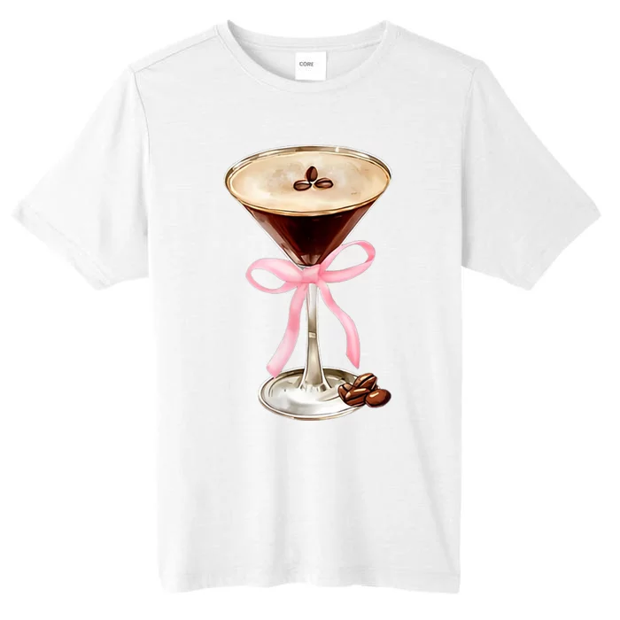 Espresso Martini Bow Graphic ChromaSoft Performance T-Shirt