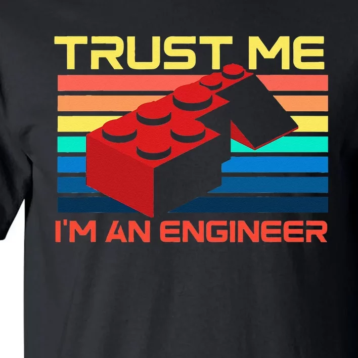 Engineer Master Builder Building Blocks Bricks Bricklayer Tall T-Shirt