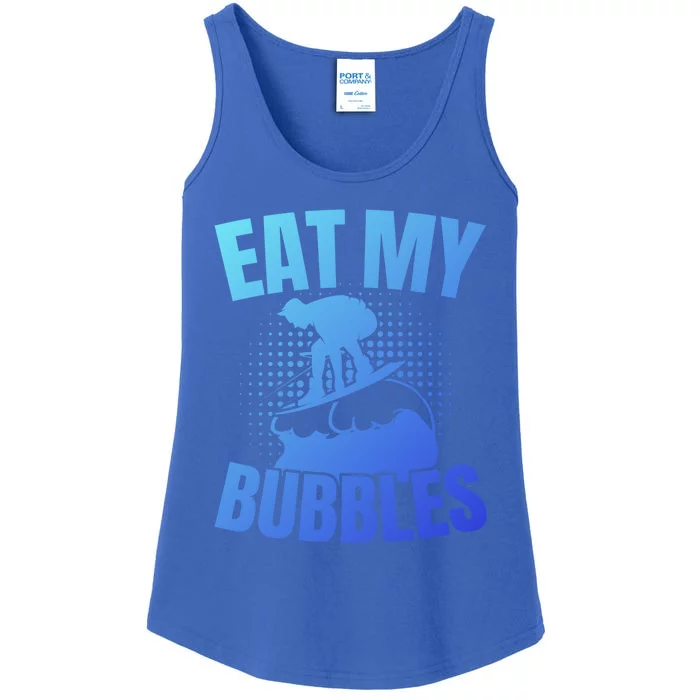 Eat My Bubbles Water Sport Water Ski Water Skiing Gift Ladies Essential Tank