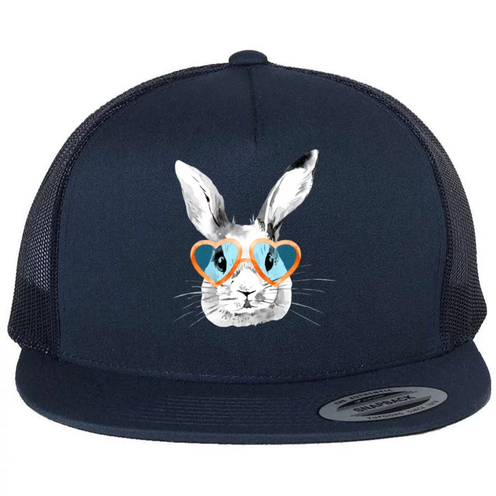 Easter Male Bunny Cute Holiday Flat Bill Trucker Hat