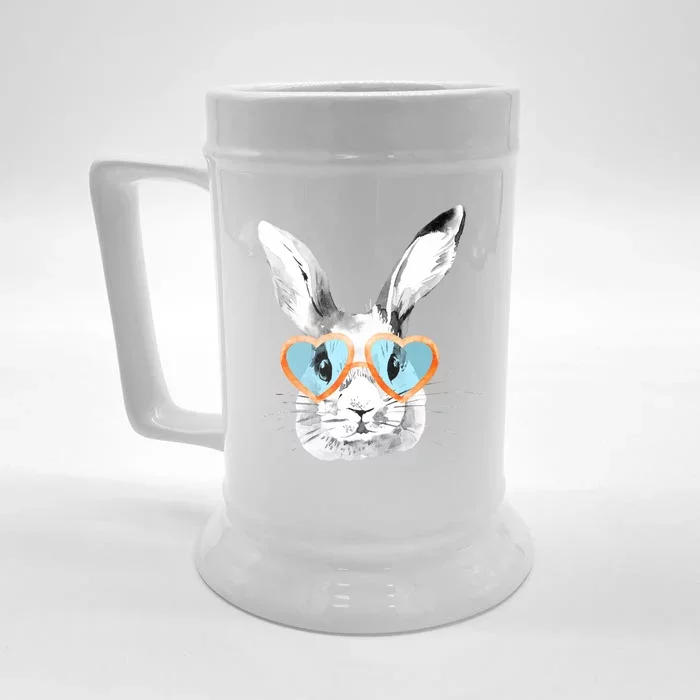 Easter Male Bunny Cute Holiday Front & Back Beer Stein