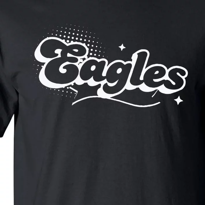 Eagles Mascot Back To School Spirit Sport Fans Game Tall T-Shirt