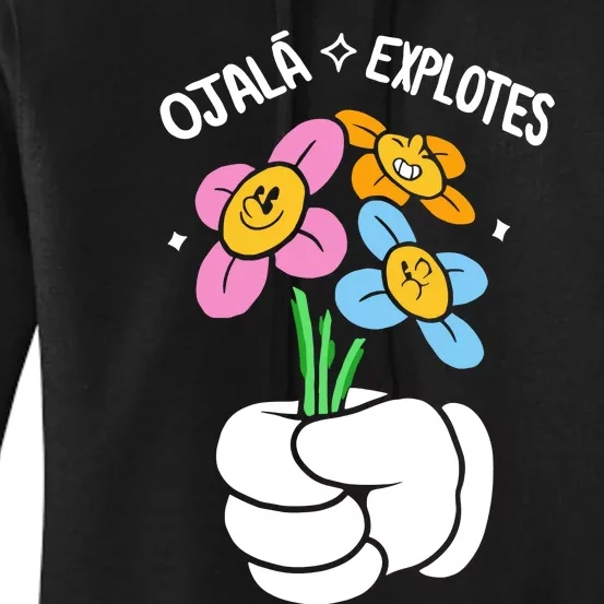 El Mariana Born Ojalá Explotes. Women's Pullover Hoodie