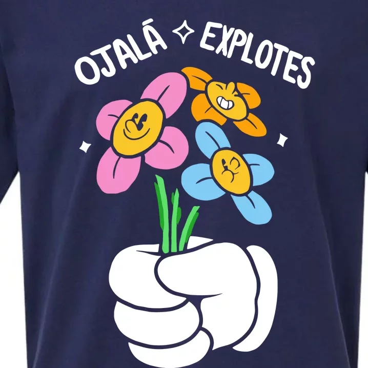 El Mariana Born Ojalá Explotes. Sueded Cloud Jersey T-Shirt