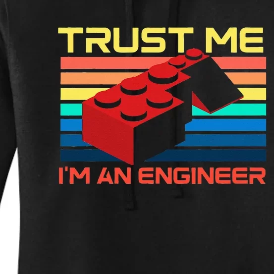 Engineer Master Builder Building Blocks Bricks Bricklayer Women's Pullover Hoodie