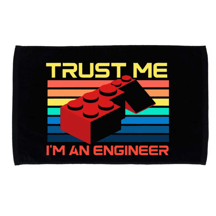 Engineer Master Builder Building Blocks Bricks Bricklayer Microfiber Hand Towel