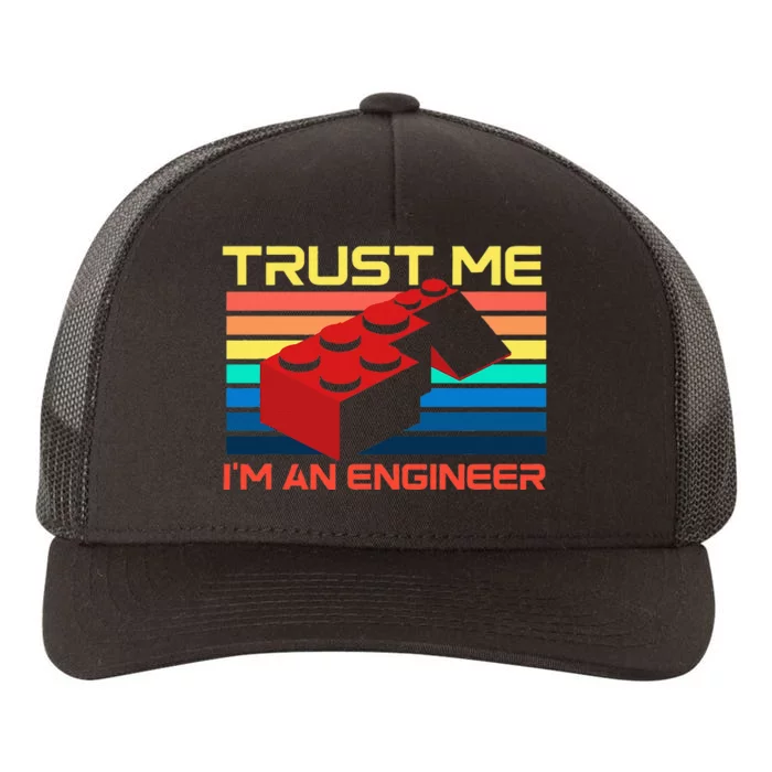 Engineer Master Builder Building Blocks Bricks Bricklayer Yupoong Adult 5-Panel Trucker Hat