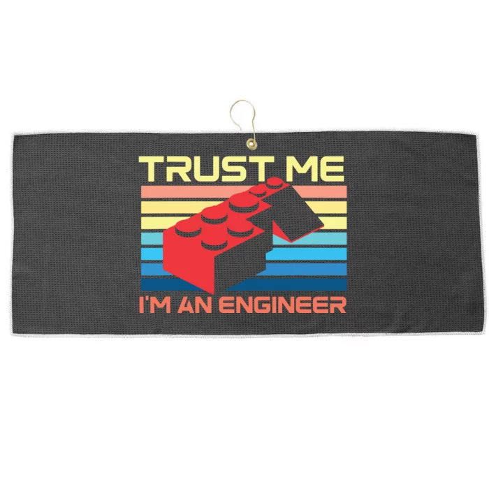 Engineer Master Builder Building Blocks Bricks Bricklayer Large Microfiber Waffle Golf Towel