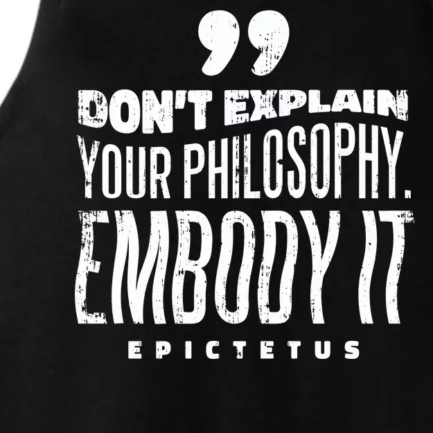 Embody Your Philosophy Ladies Tri-Blend Wicking Tank