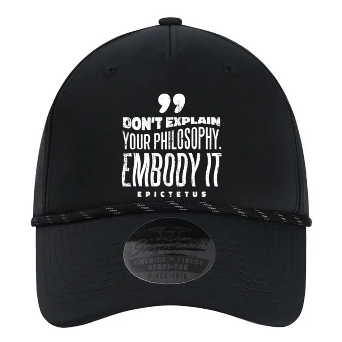 Embody Your Philosophy Performance The Dyno Cap