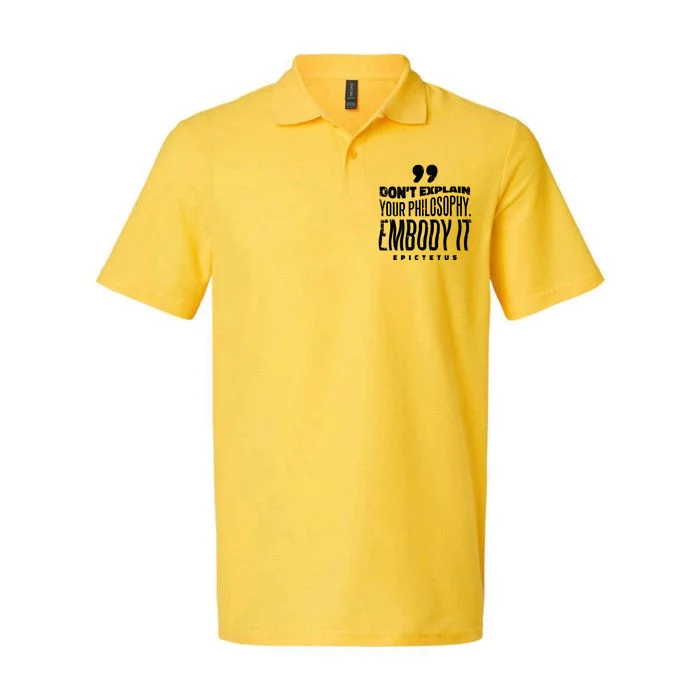 Embody Your Philosophy Softstyle Adult Sport Polo