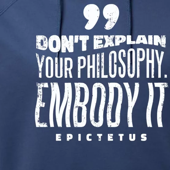 Embody Your Philosophy Performance Fleece Hoodie