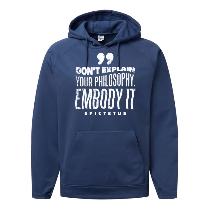 Embody Your Philosophy Performance Fleece Hoodie