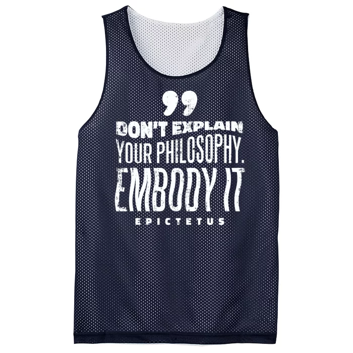 Embody Your Philosophy Mesh Reversible Basketball Jersey Tank