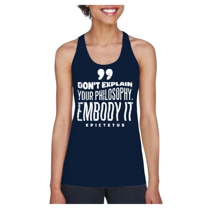 Embody Your Philosophy Women's Racerback Tank