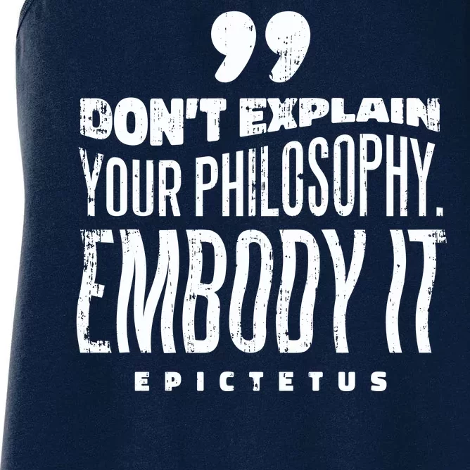 Embody Your Philosophy Women's Racerback Tank