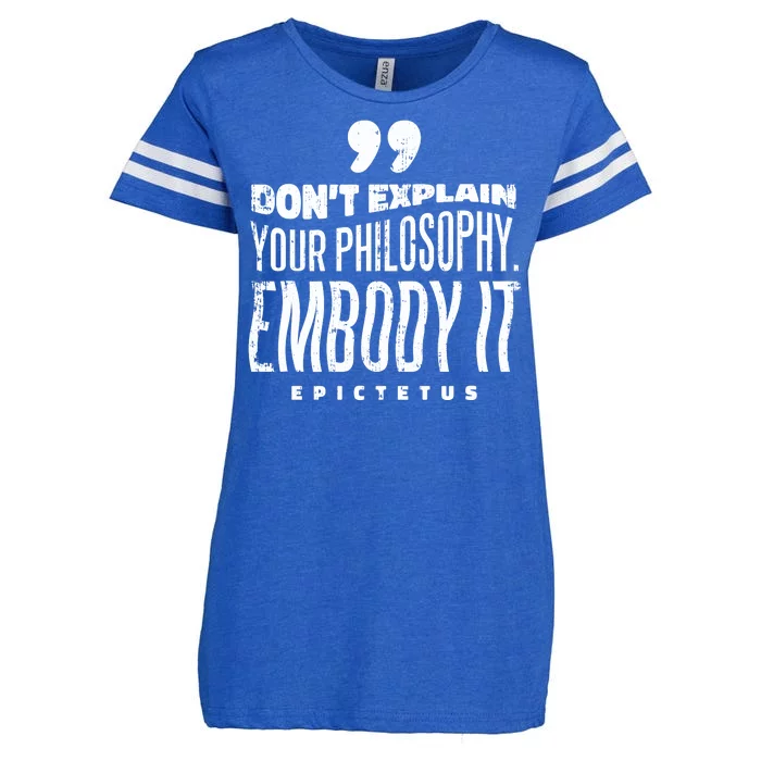 Embody Your Philosophy Enza Ladies Jersey Football T-Shirt