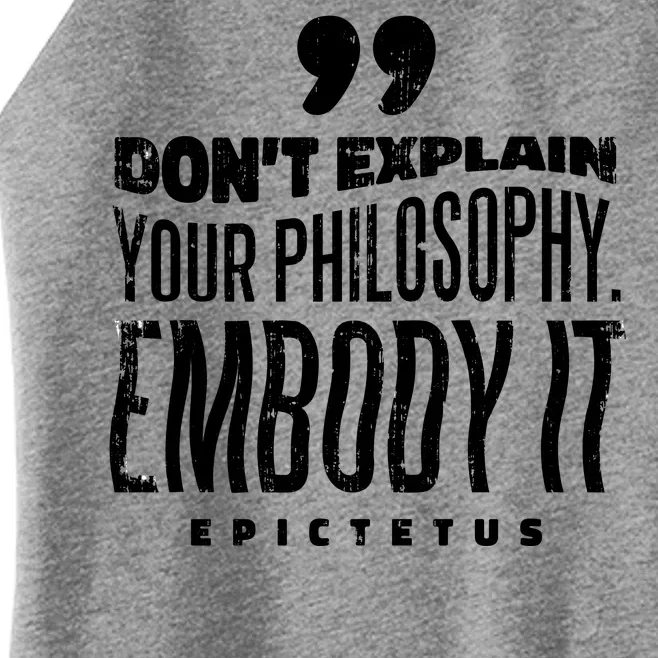 Embody Your Philosophy Women’s Perfect Tri Rocker Tank