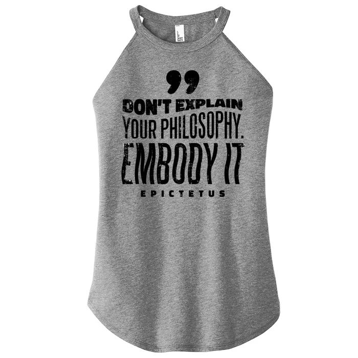 Embody Your Philosophy Women’s Perfect Tri Rocker Tank