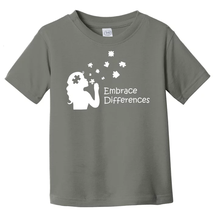 Embrace Differences Toddler T-Shirt